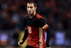 eden hazard joueur football belgique